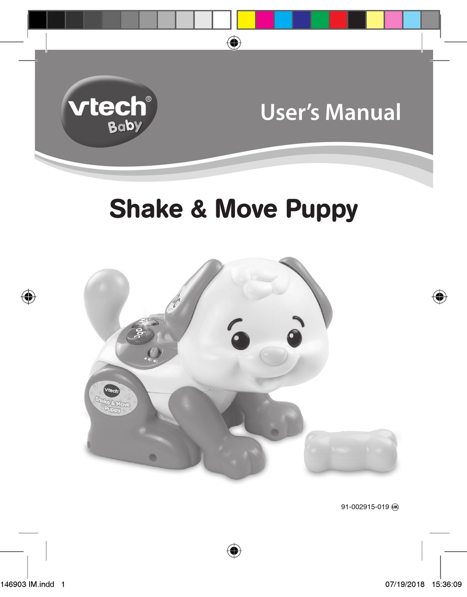 VTECH BABY SHAKE \u0026 MOVE PUPPY USER 