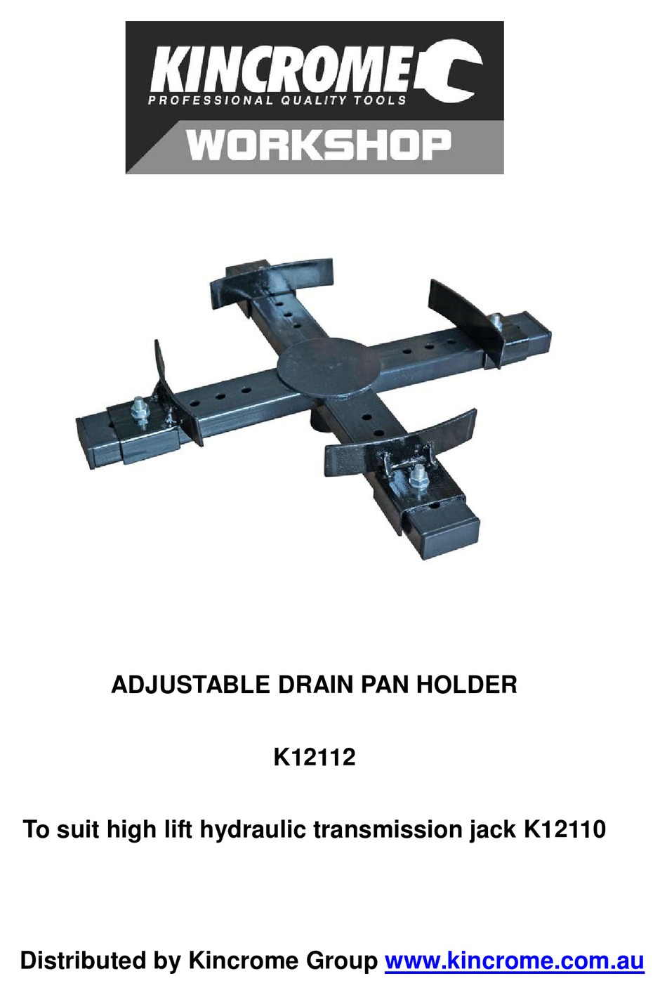 KINCROME K12112 TOOL OWNER'S ASSEMBLY AND OPERATING MANUAL ManualsLib