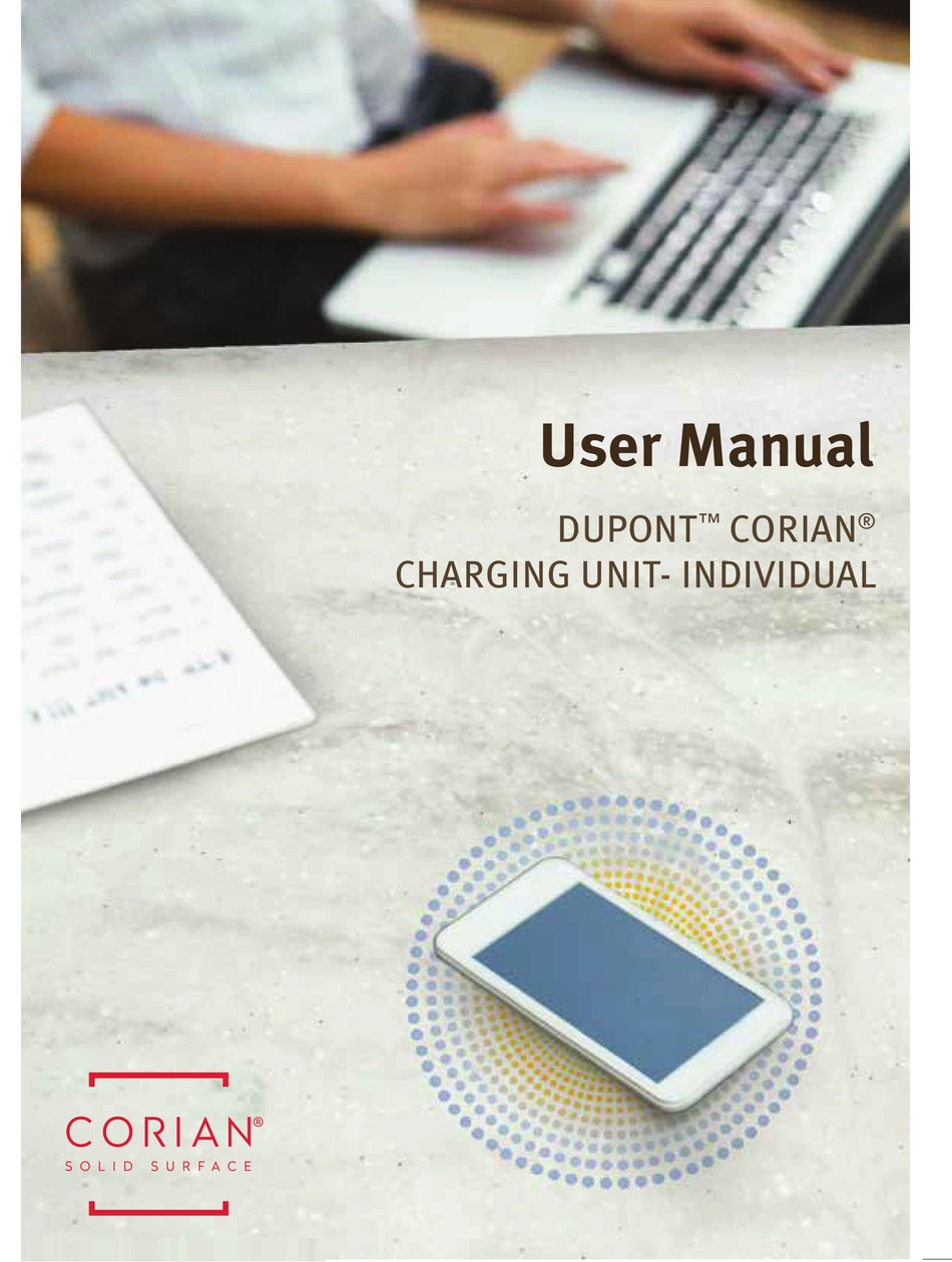 DUPONT CORIAN CHARGING UNIT BATTERY CHARGER USER MANUAL ManualsLib