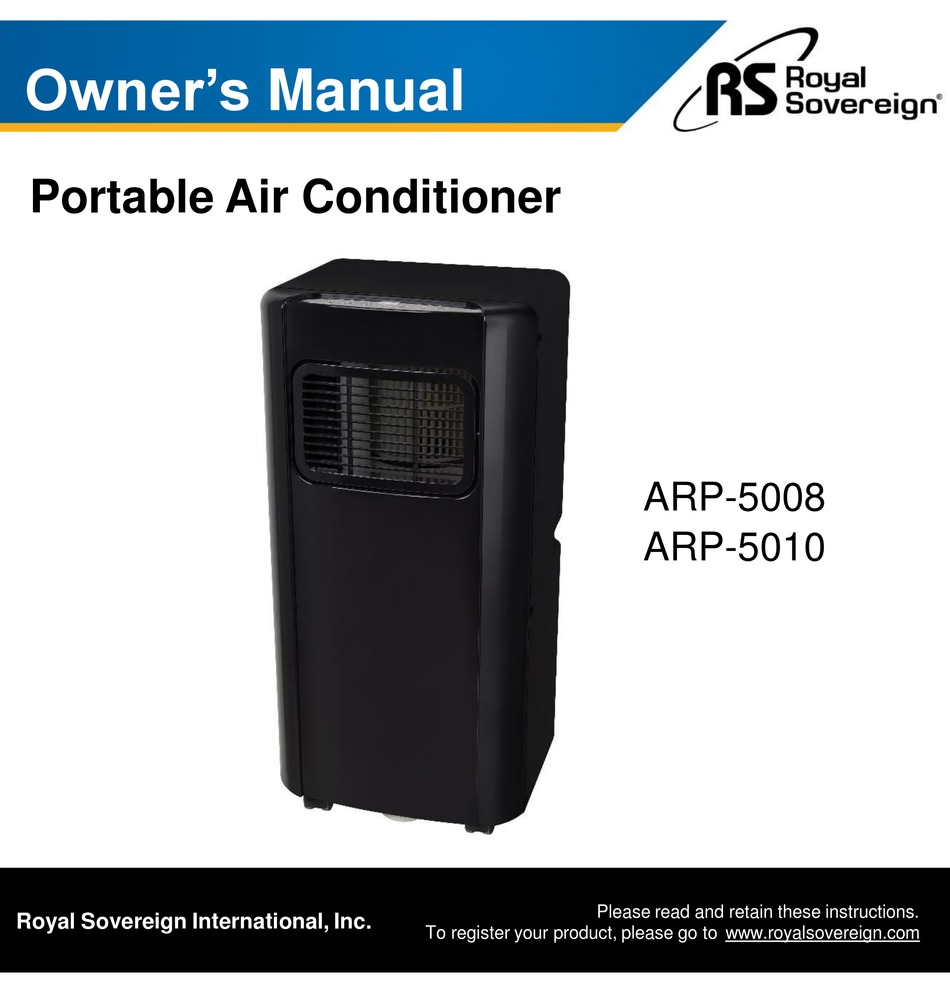 ARP-5008 AIR CONDITIONER OWNER'S MANUAL 