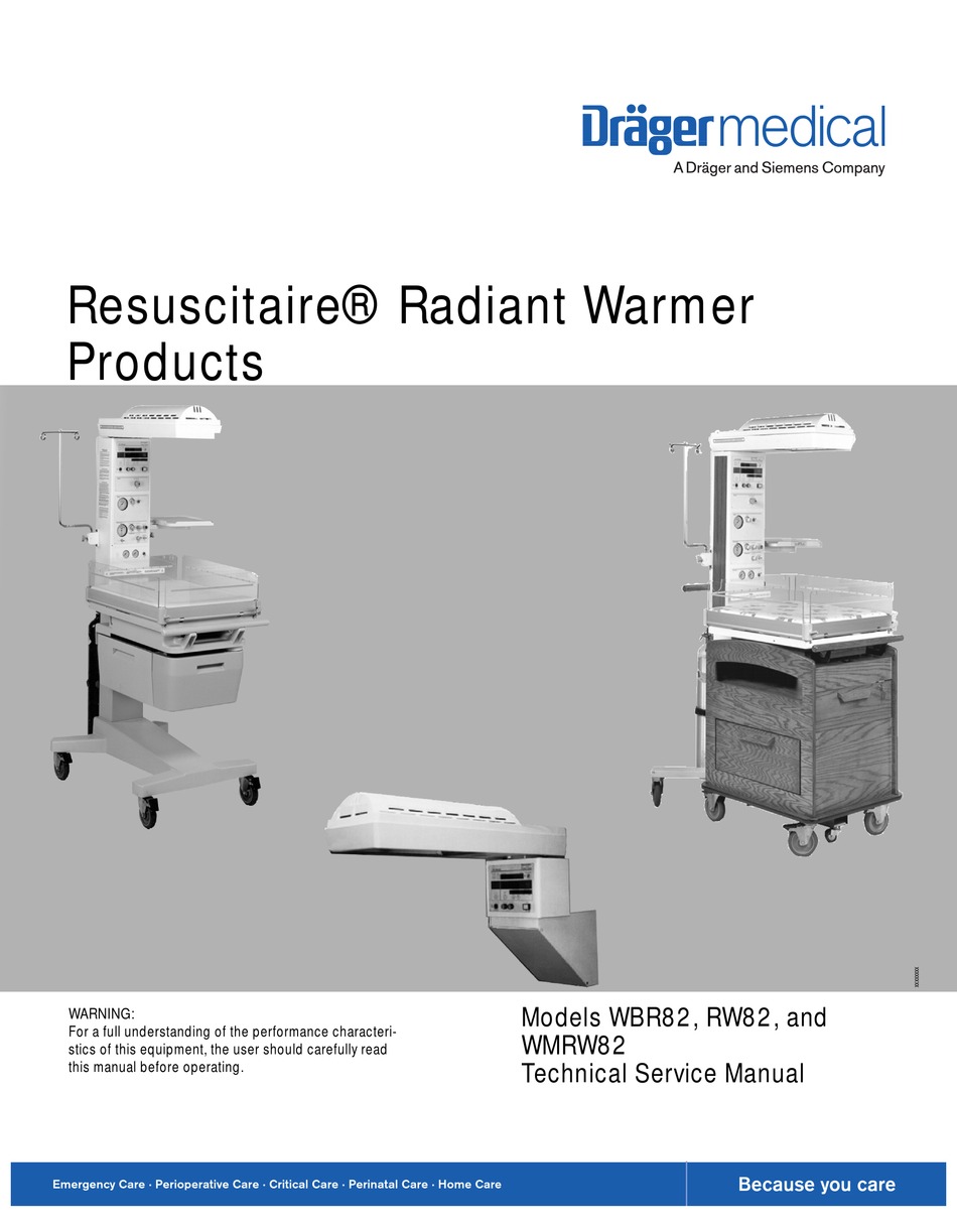 Drager Medical Resuscitaire Wbr82 Technical Service Manual Pdf Download Manualslib