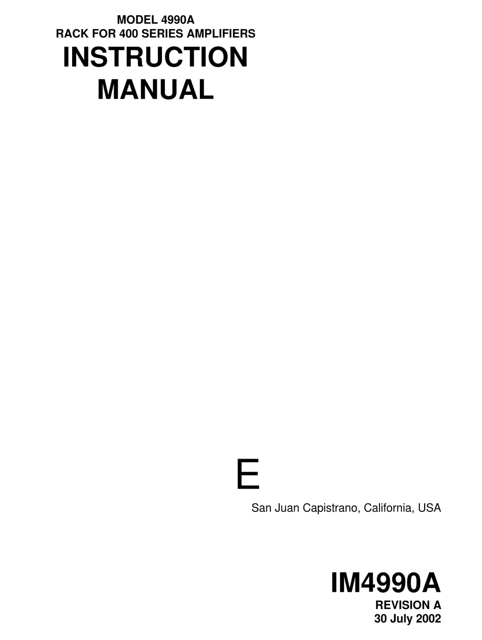 ENDEVCO 4990A INSTRUCTION MANUAL Pdf Download ManualsLib