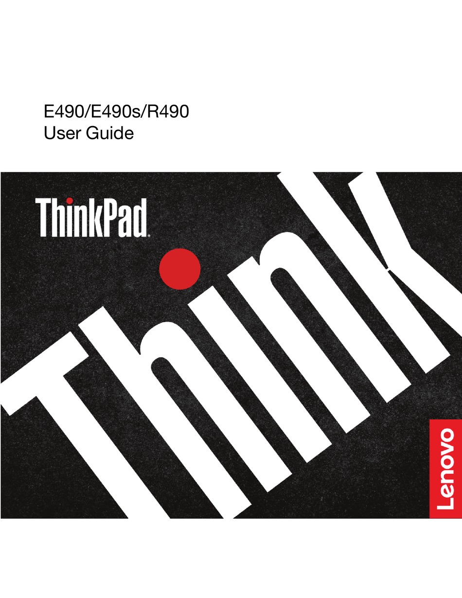 Lenovo Thinkpad E490 User Manual Pdf Download Manualslib