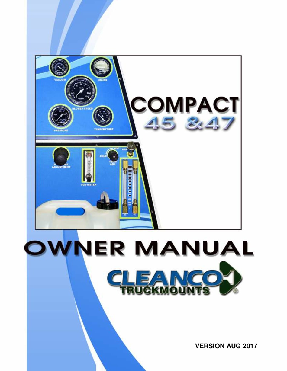 Cleanco Compact 45 Ultrasonic Jewelry Cleaner Owner S Manual Manualslib