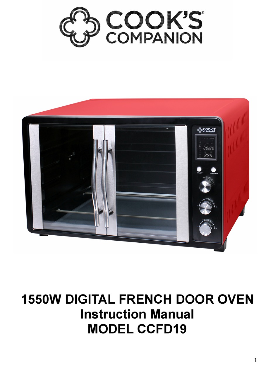 COOK'S COMPANION CCFD19 OVEN INSTRUCTION MANUAL ManualsLib