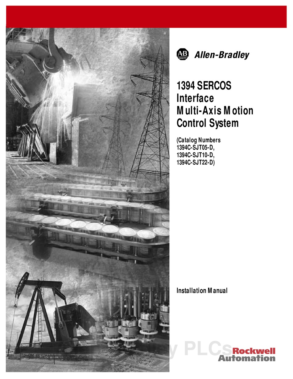ALLEN-BRADLEY 1394 SERCOS INSTALLATION MANUAL Pdf Download | ManualsLib