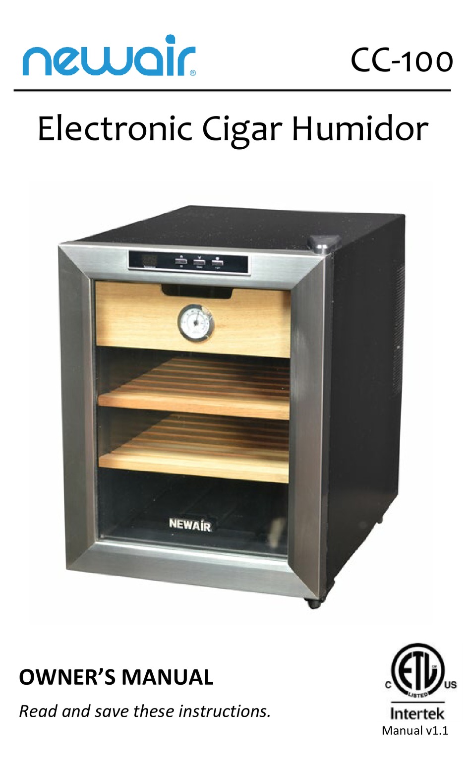 NEWAIR CC-100 OWNER'S MANUAL Pdf Download | ManualsLib