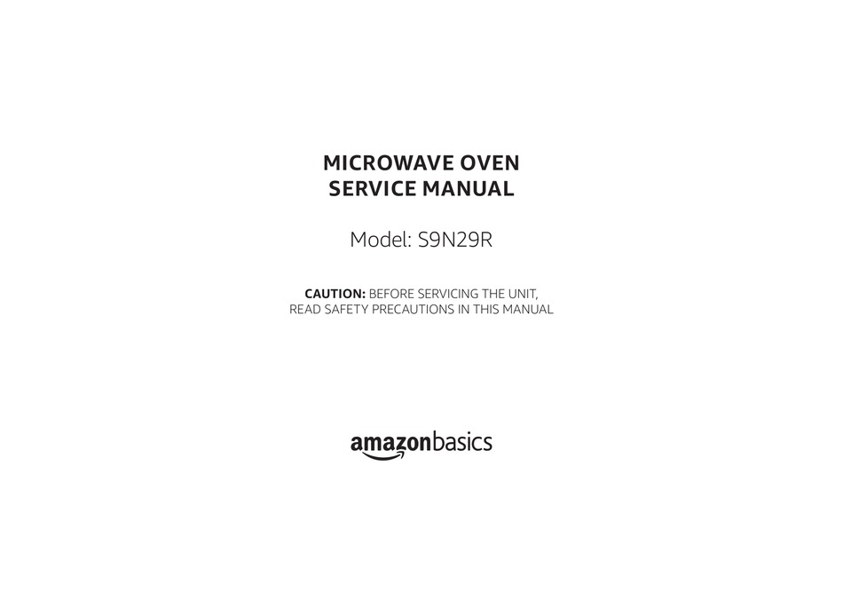 Amazonbasics S9n29r Service Manual Pdf Download Manualslib