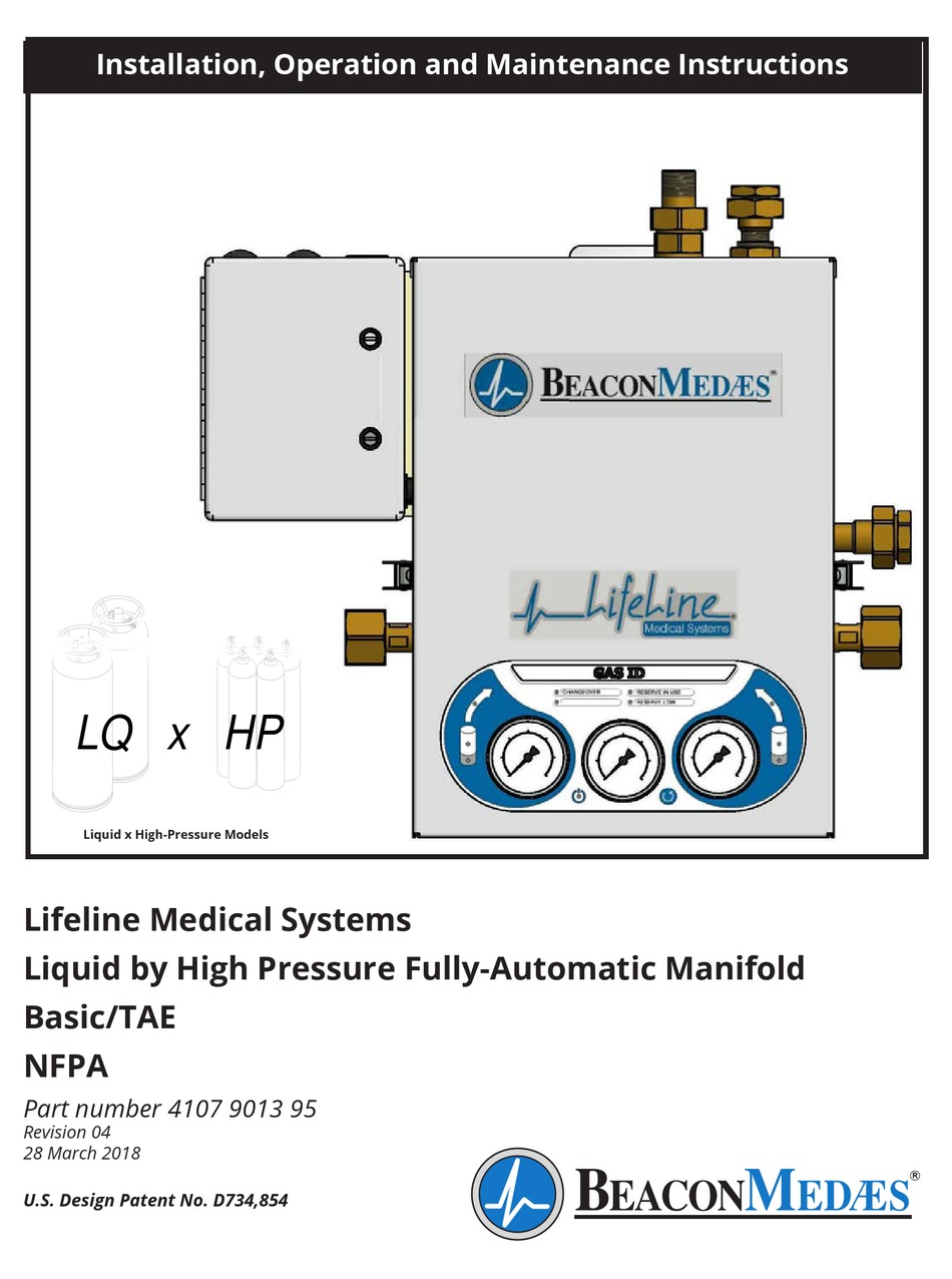 BEACONMEDAES LIFELINE INSTALLATION, OPERATION AND MAINTENANCE