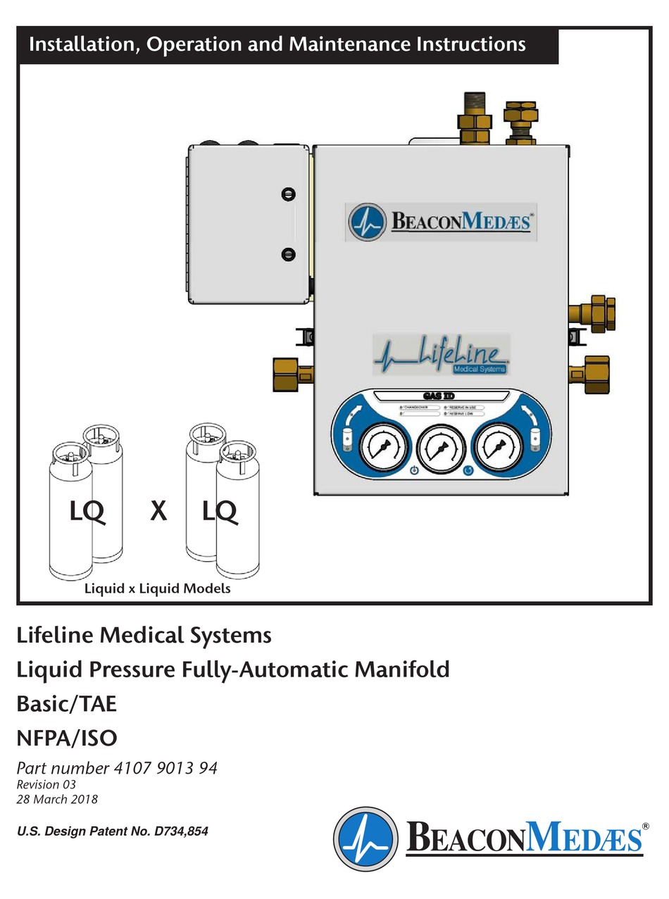 BEACONMEDAES LIFELINE INSTALLATION, OPERATION AND MAINTENANCE