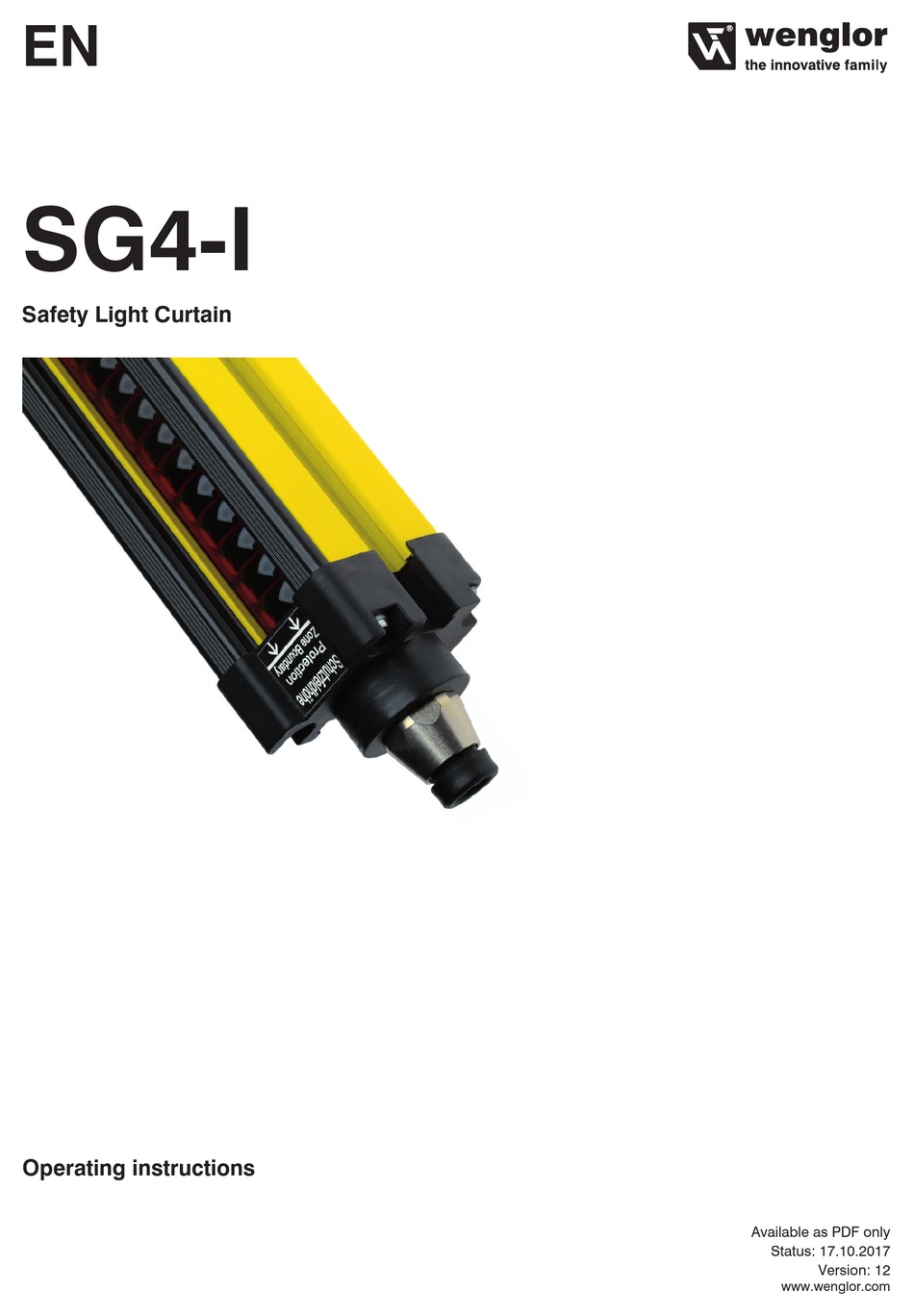 Wenglor Sicherheits-Einweglichtschranke SL2-00NE000H1