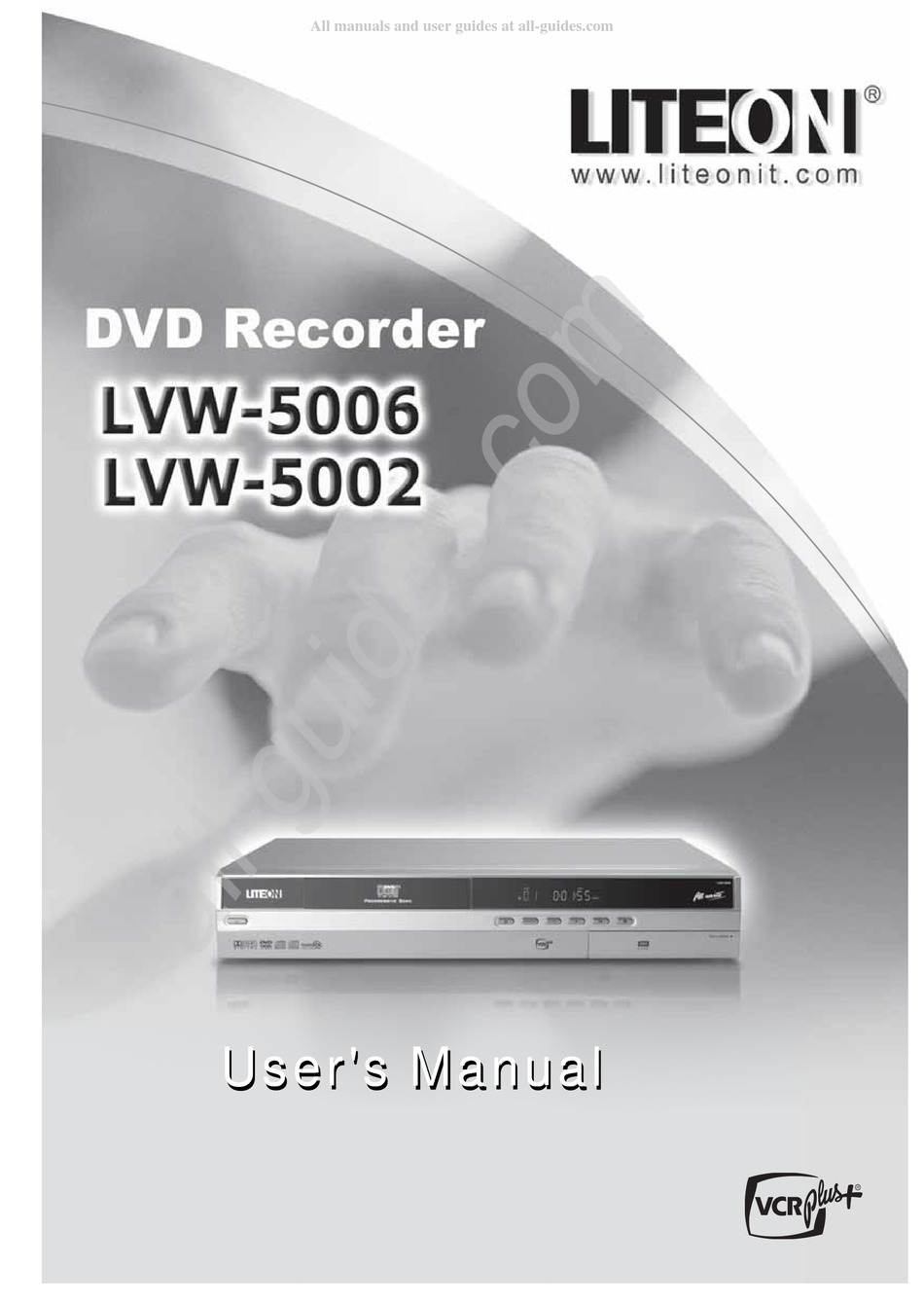 LITEON LVW5006 DVD RECORDER USER MANUAL ManualsLib