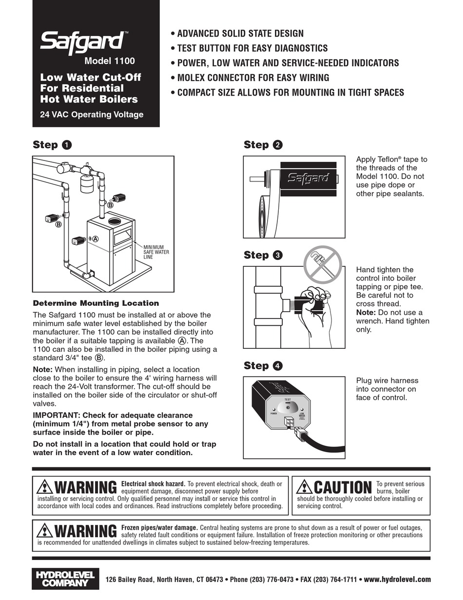 SAFGARD 1100 CONTROLLER INSTRUCTIONS ManualsLib SAFGARD 1100 CONTROLLER INSTRUCTIONS ManualsLib