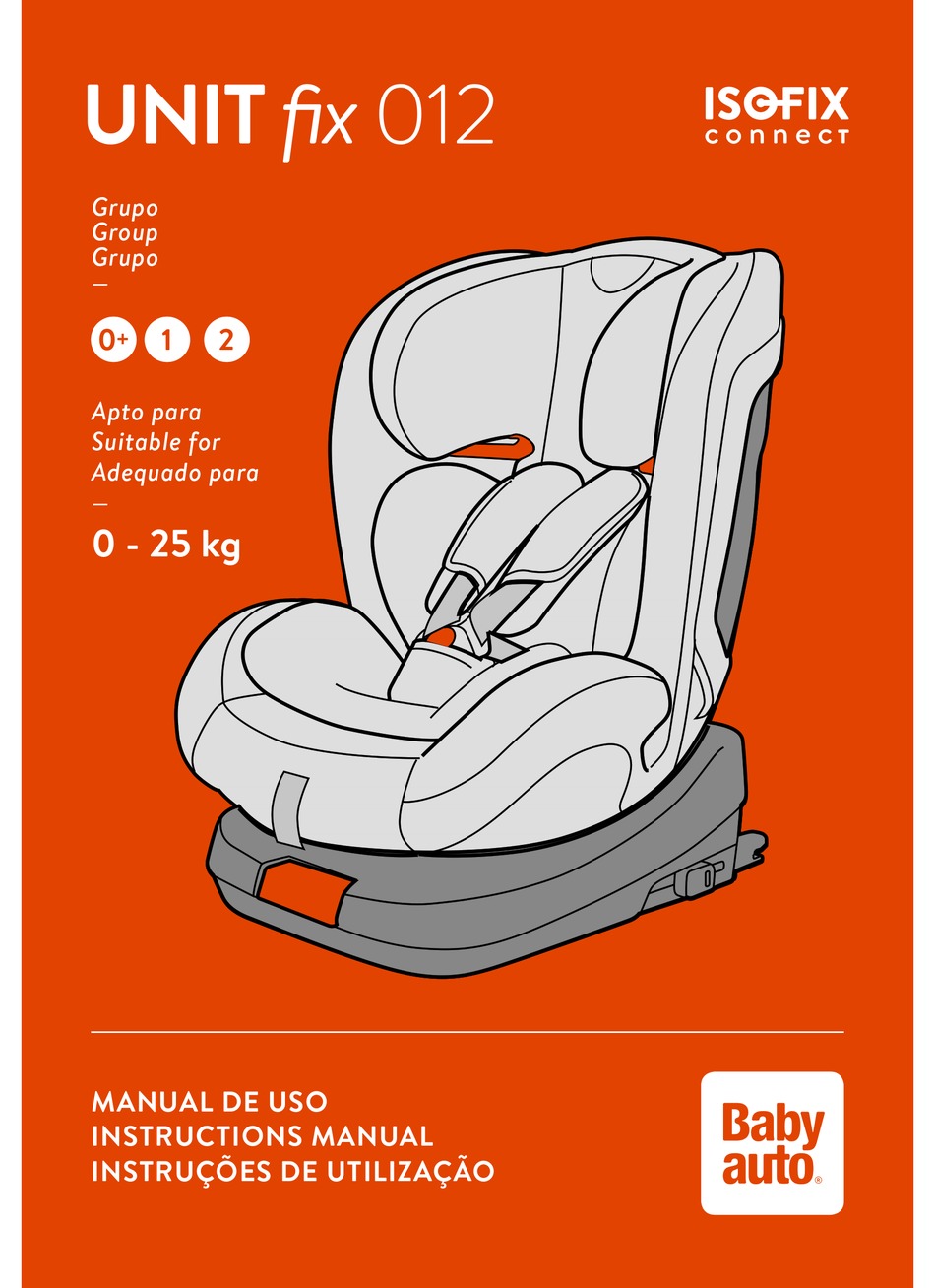 ISOFIX UNIT FIX 012 CAR SEAT INSTRUCTION MANUAL ManualsLib