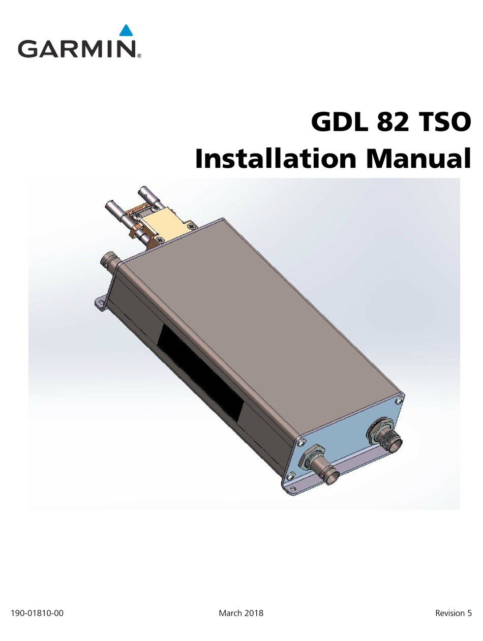 GARMIN GDL 82 INSTALLATION MANUAL Pdf Download | ManualsLib