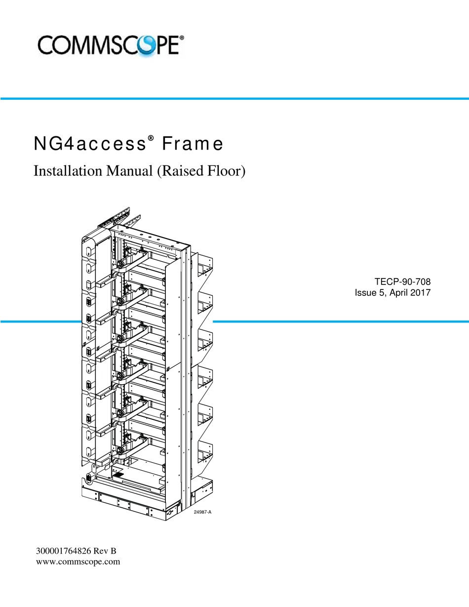 COMMSCOPE NG4ACCESS INSTALLATION MANUAL Pdf Download | ManualsLib