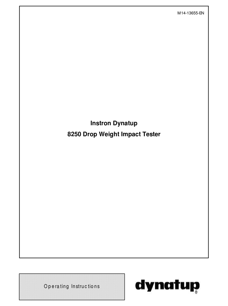 dynatup-8250-operating-instructions-manual-pdf-download-manualslib