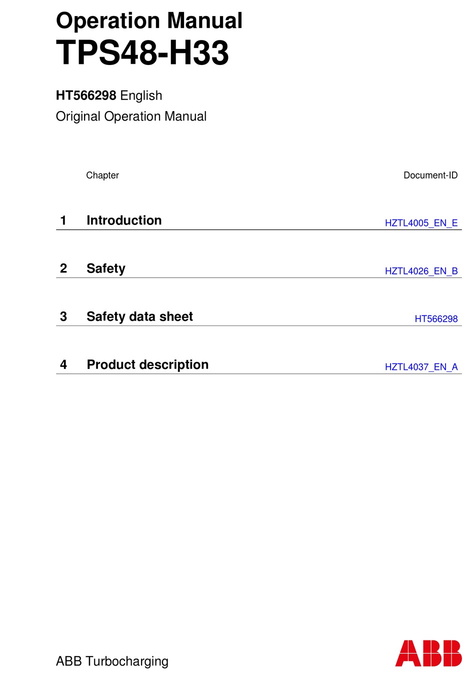 ABB TPS48H33 OPERATION MANUAL Pdf Download ManualsLib