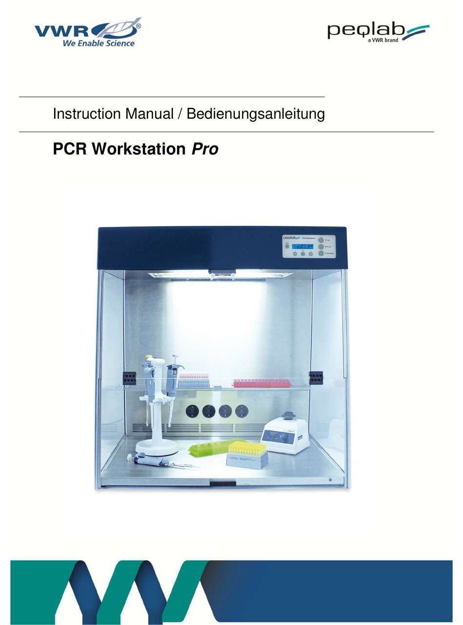 VWR PEQLAB PCR WORKSTATION PRO INSTRUCTION MANUAL Pdf Download ManualsLib