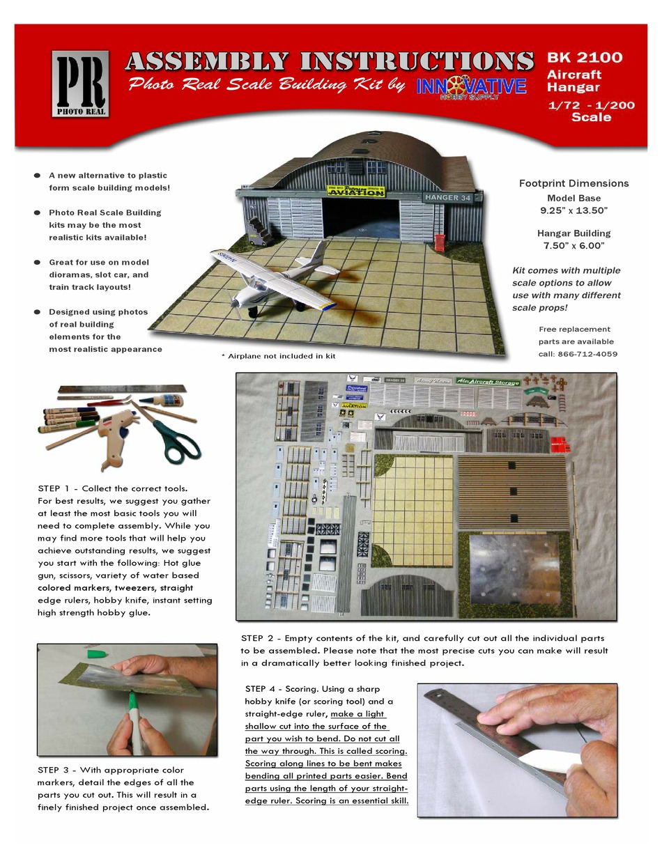 INNOVATIVE HOBBY SUPPLY BK 2100 ASSEMBLY INSTRUCTIONS Pdf Download