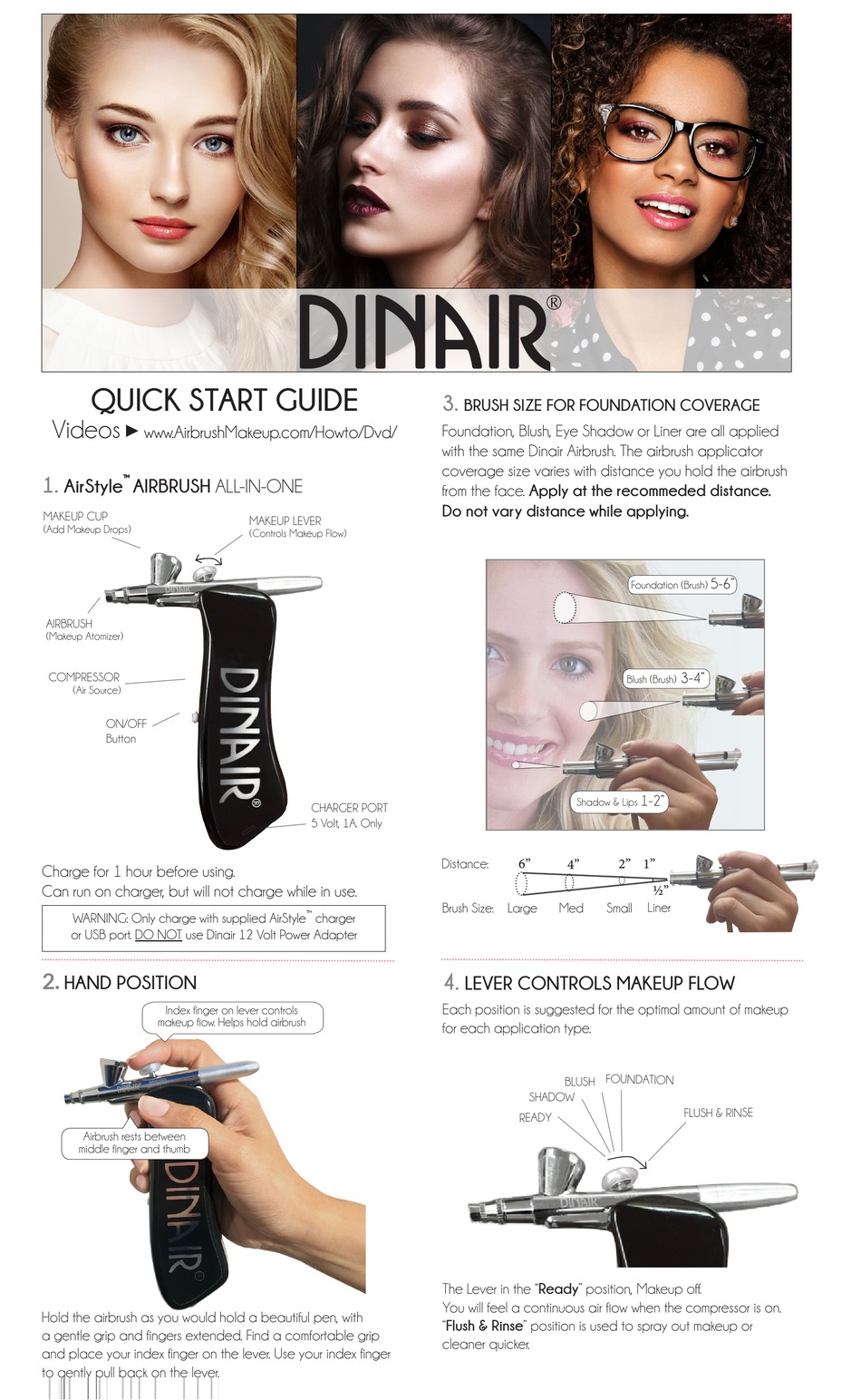 DINAR AIRSTYLE AIRBRUSH QUICK START MANUAL Pdf Download ManualsLib