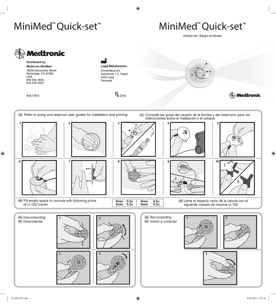 MEDTRONIC MINIMED QUICK-SET MANUAL Pdf Download | ManualsLib