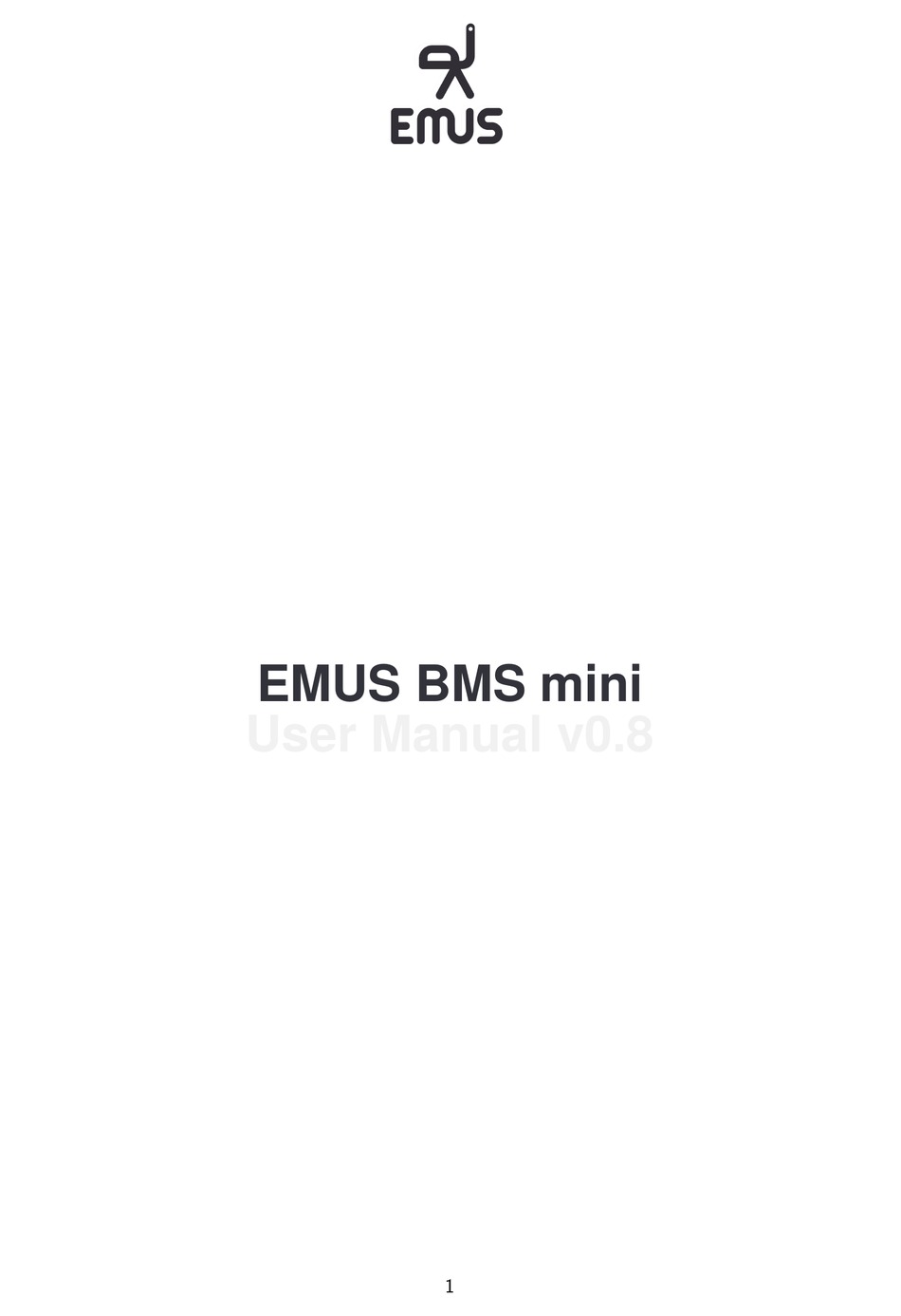 EMUS BMS MINI CONTROLLER USER MANUAL ManualsLib