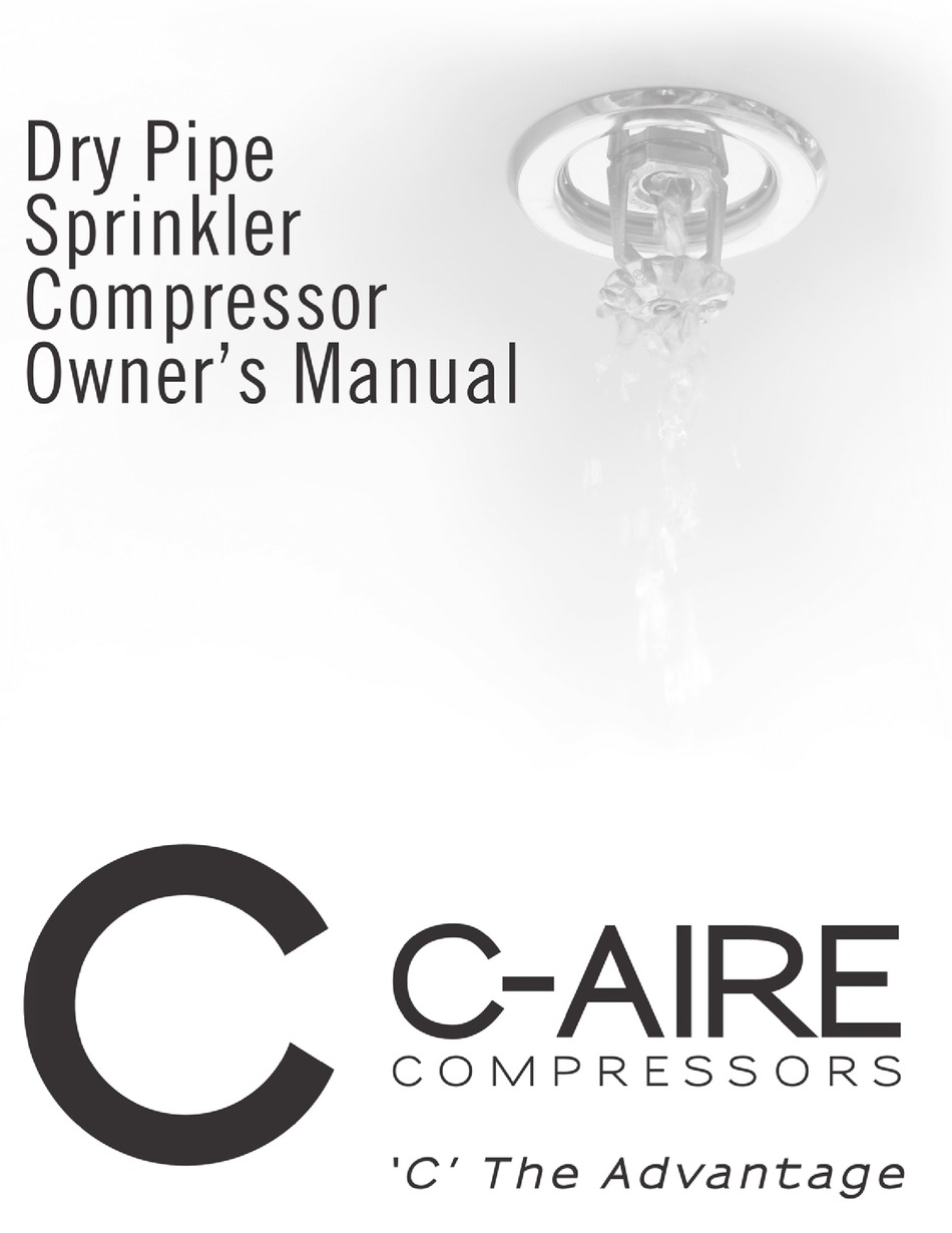 C Aire S260r Ld1 115p Air Compressor Owner S Manual Manualslib