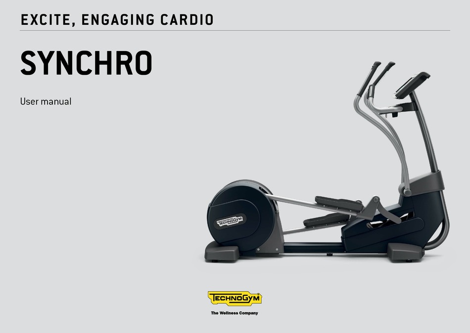 TECHNOGYM SYNCHRO ELLIPTICAL TRAINER USER MANUAL ManualsLib