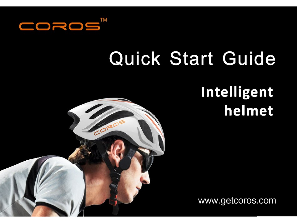 COROS INTELLIGENT HELMET USER MANUAL Pdf Download ManualsLib