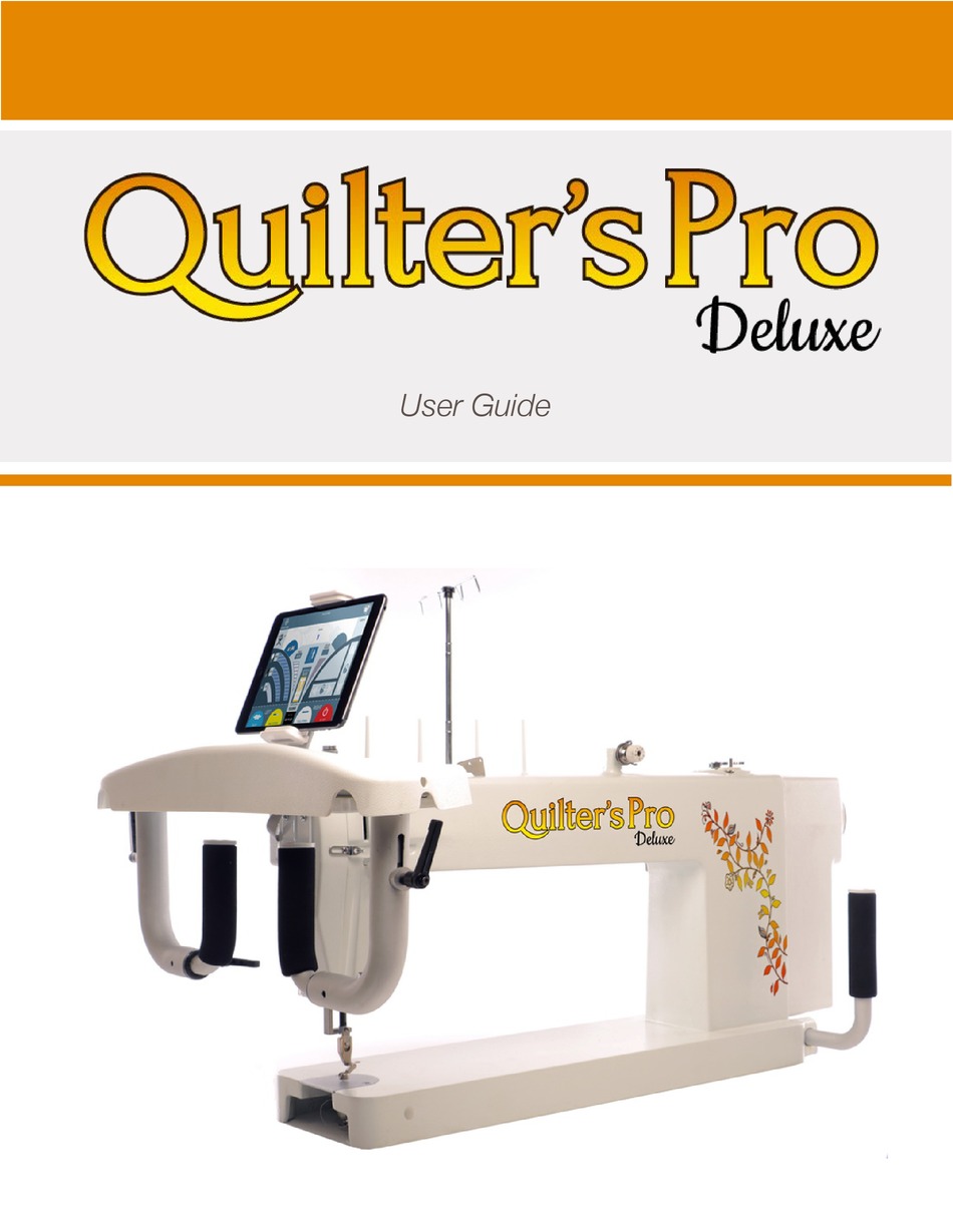 QUILTER'S PRO DELUXE SEWING MACHINE USER MANUAL ManualsLib