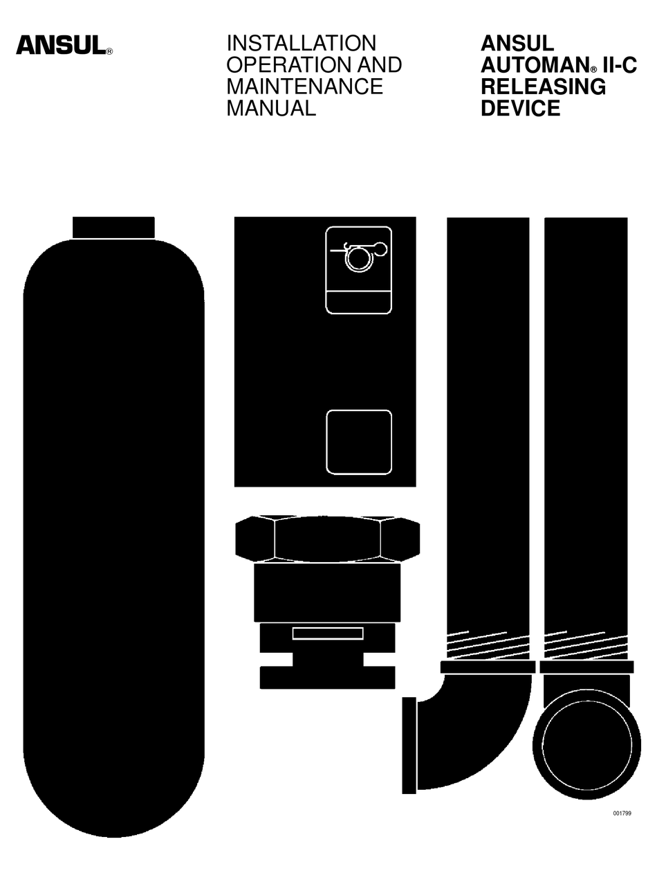 ANSUL AUTOMAN II-C INSTALLATION, OPERATION AND MAINTENANCE MANUAL Pdf