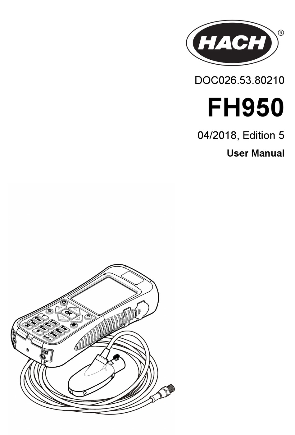 HACH FH950 USER MANUAL Pdf Download ManualsLib