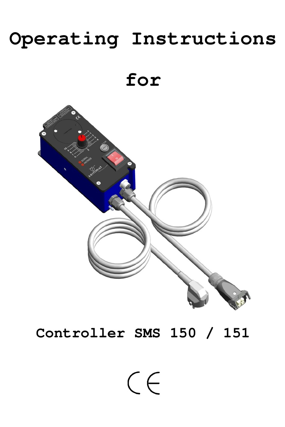 SORTIMAT SMS 150 CONTROLLER OPERATING INSTRUCTIONS MANUAL | ManualsLib