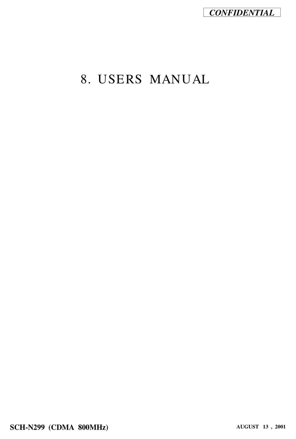 SAMSUNG SCH-N299 CELL PHONE USER MANUAL | ManualsLib