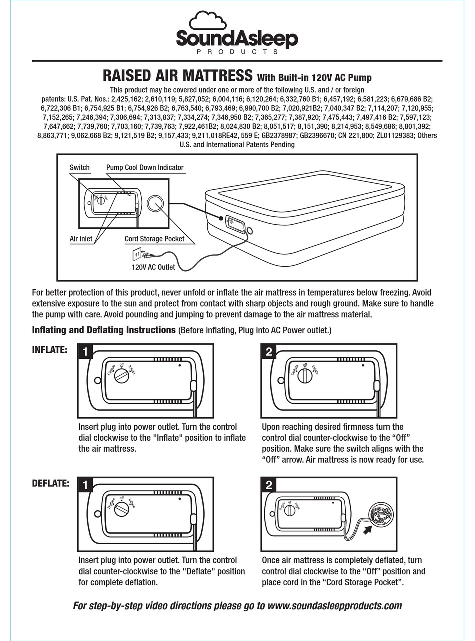 manual air mattress