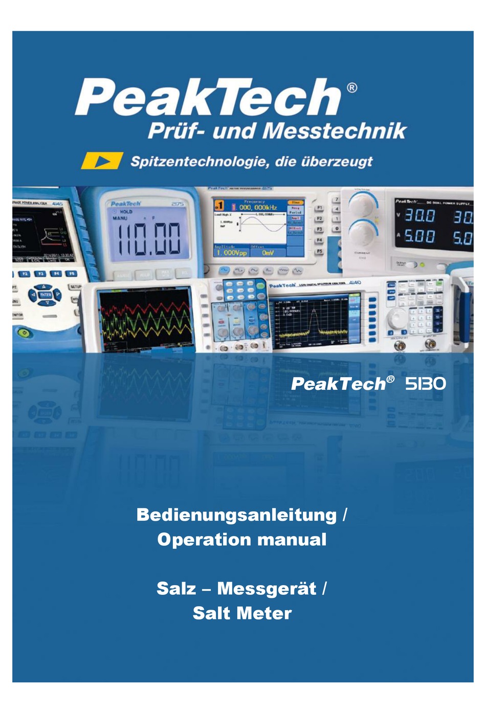 PEAKTECH 5130 OPERATION MANUAL Pdf Download | ManualsLib