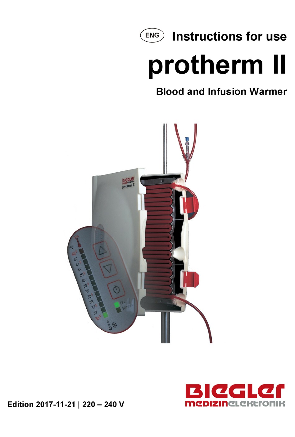 BIEGLER PROTHERM II FOOD WARMER INSTRUCTIONS FOR USE MANUAL ManualsLib