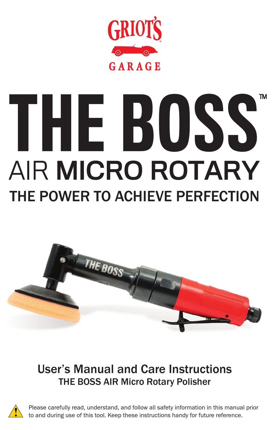 Griots Garage THE BOSS Hybrid Micro Polisher