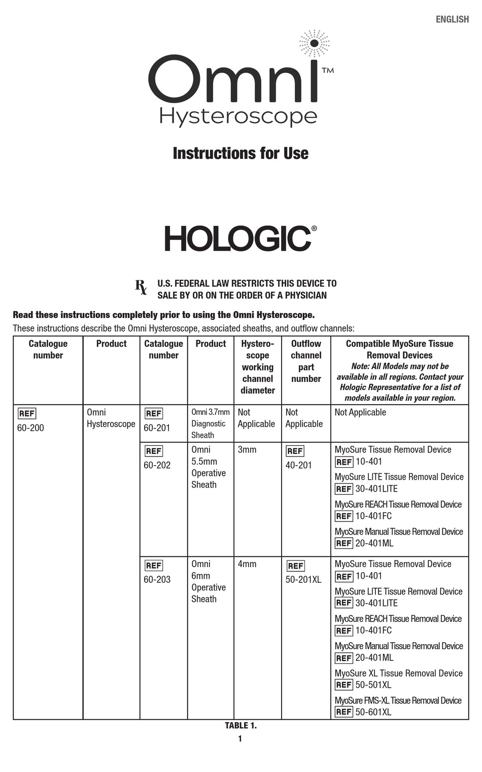 HOLOGIC OMNI INSTRUCTIONS FOR USE MANUAL Pdf Download | ManualsLib