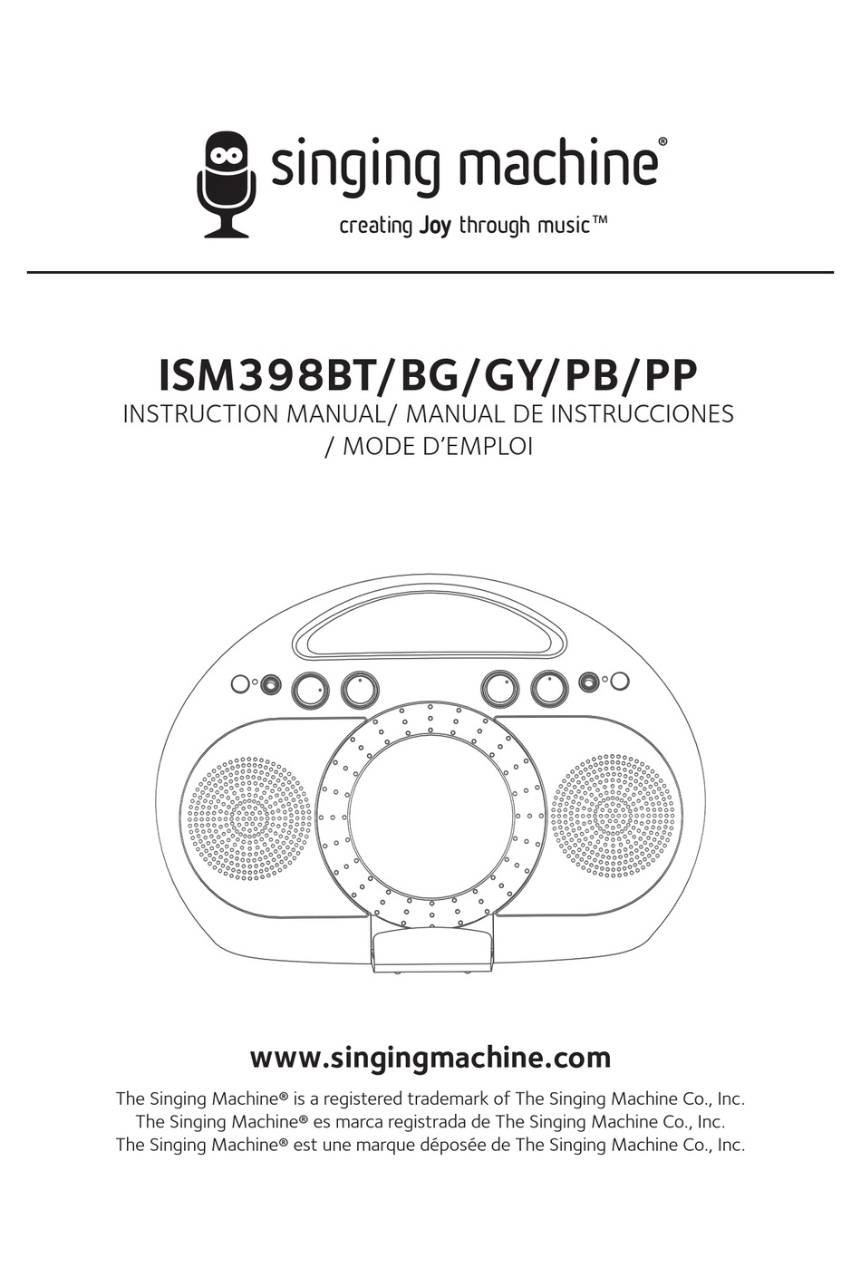 Singing Machine Karaoke Manual