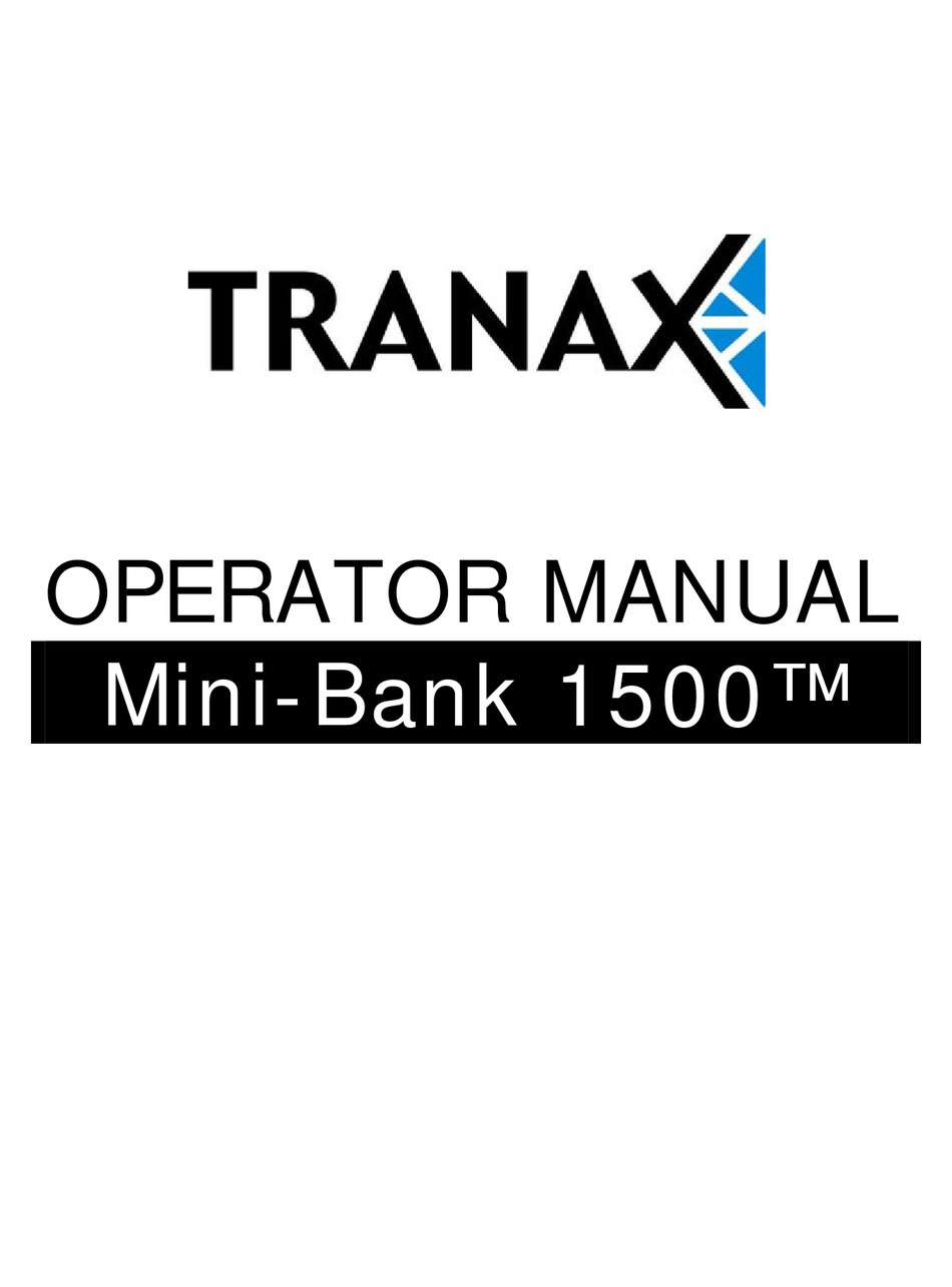 tranax master password reset