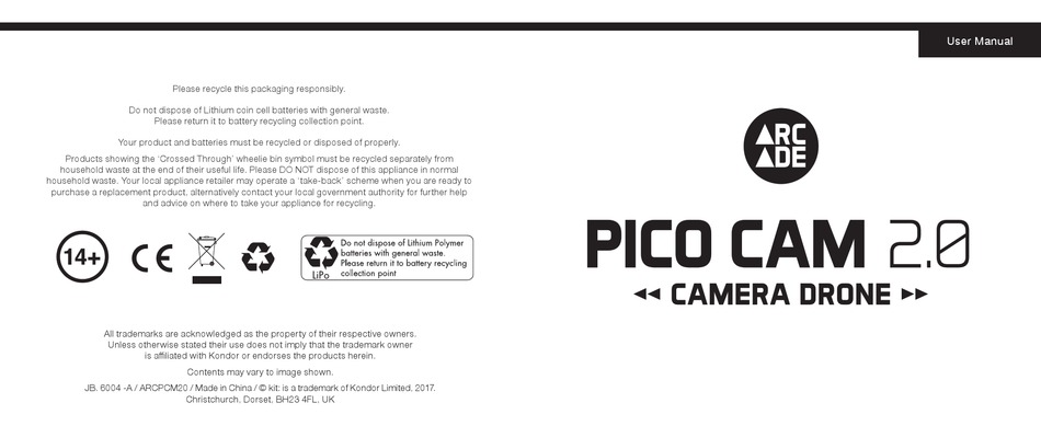 pico cam 2.0 camera drone