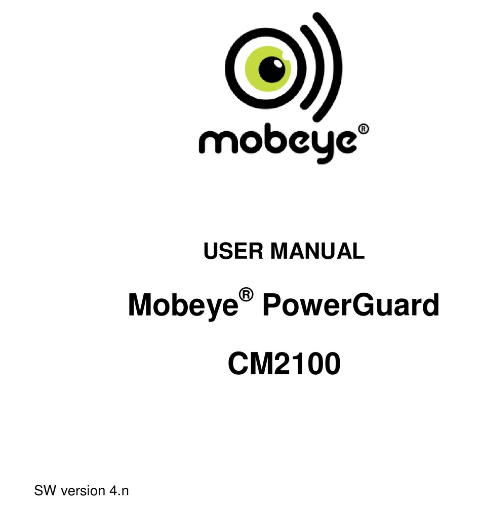 MOBEYE POWERGUARD CM2100 SECURITY SYSTEM USER MANUAL ManualsLib