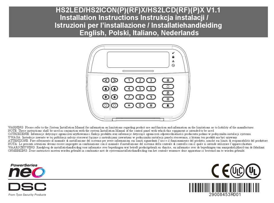 Dsc Neo Keypad Manual