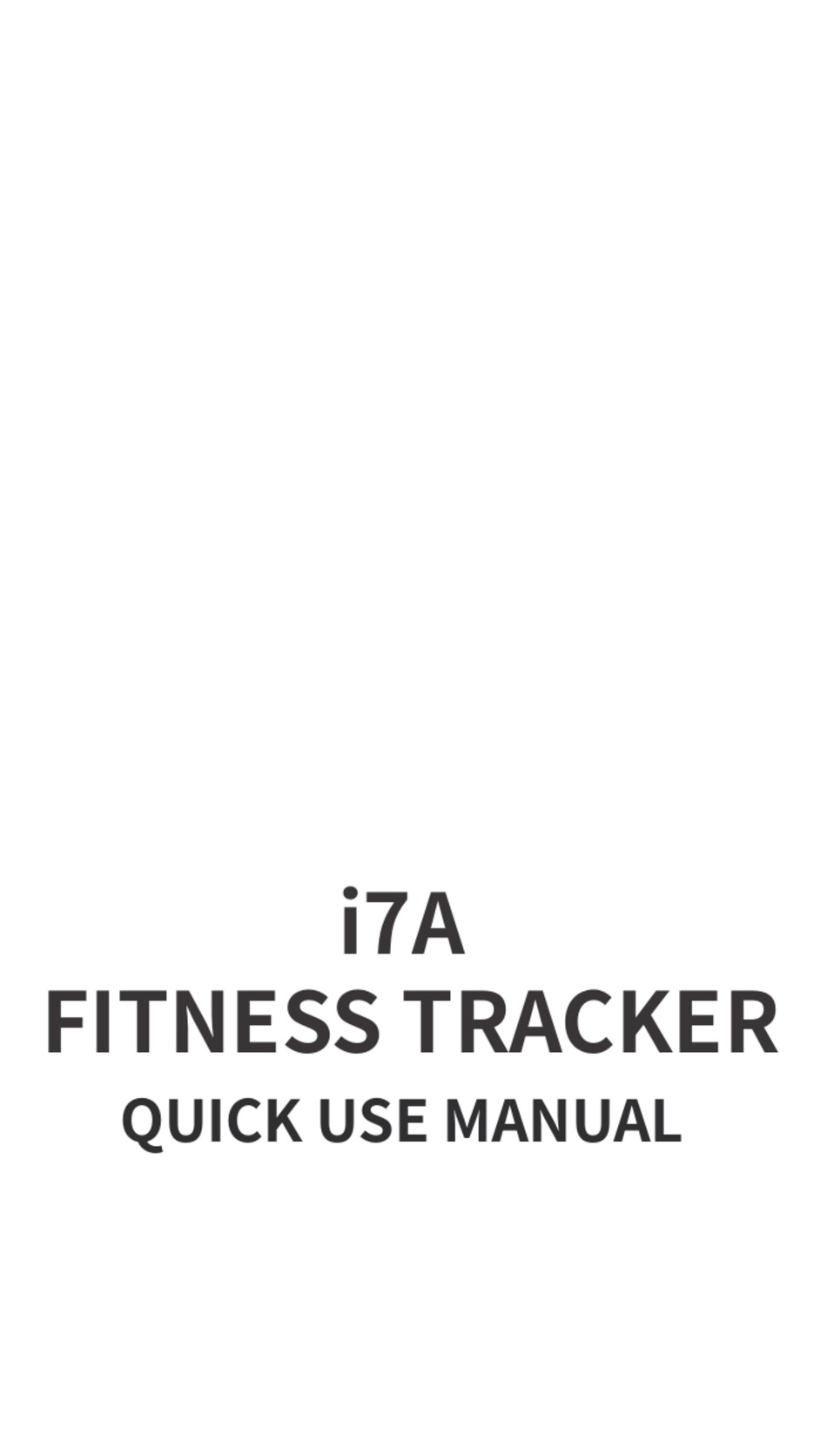 I7a cheap fitness tracker