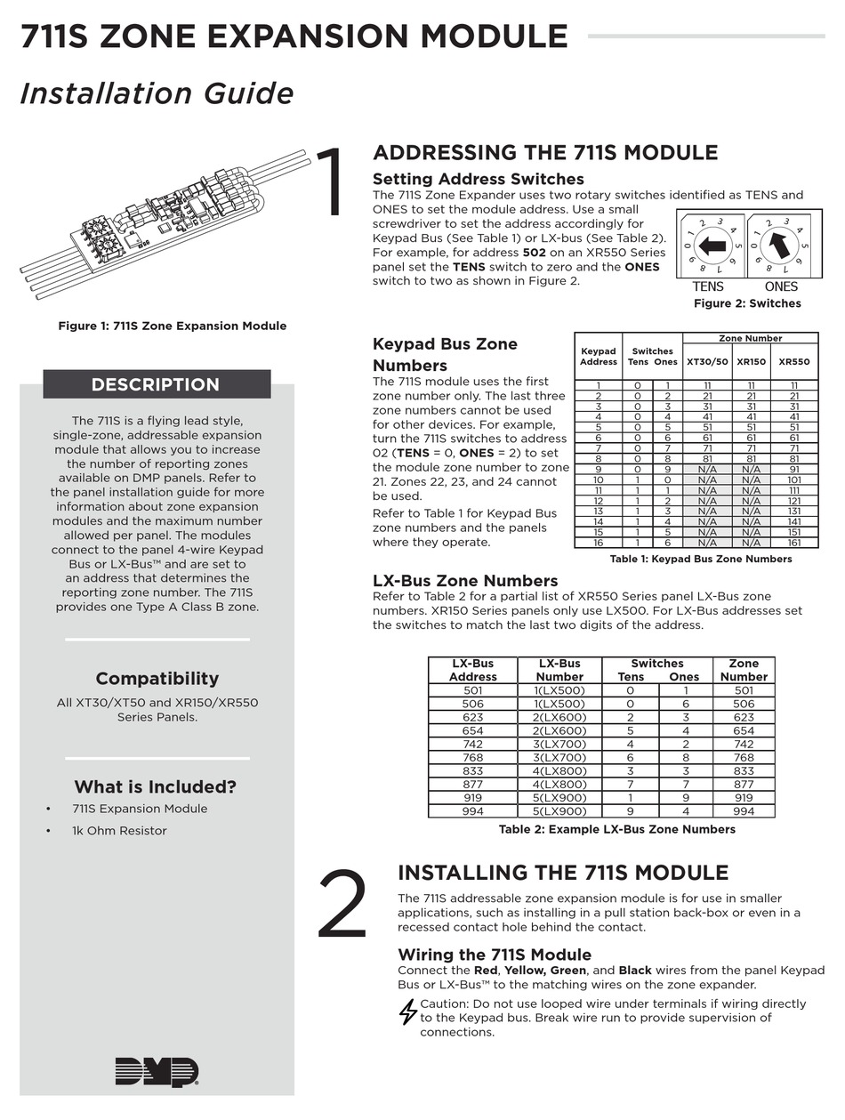 DMP ELECTRONICS 711S INSTALLATION MANUAL Pdf Download | ManualsLib