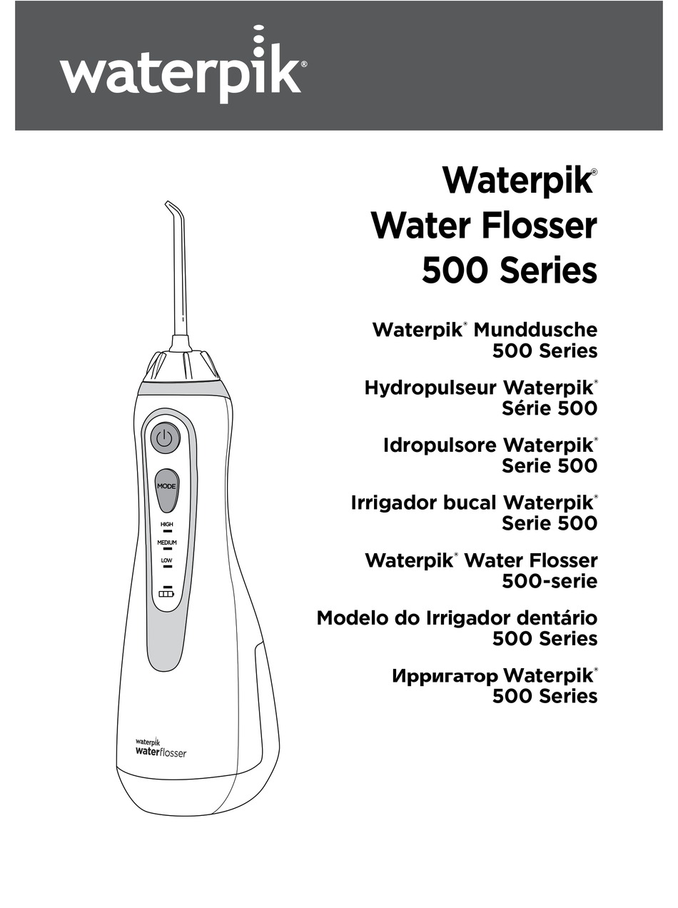 WATERPIK 500 SERIES MANUAL Pdf Download ManualsLib