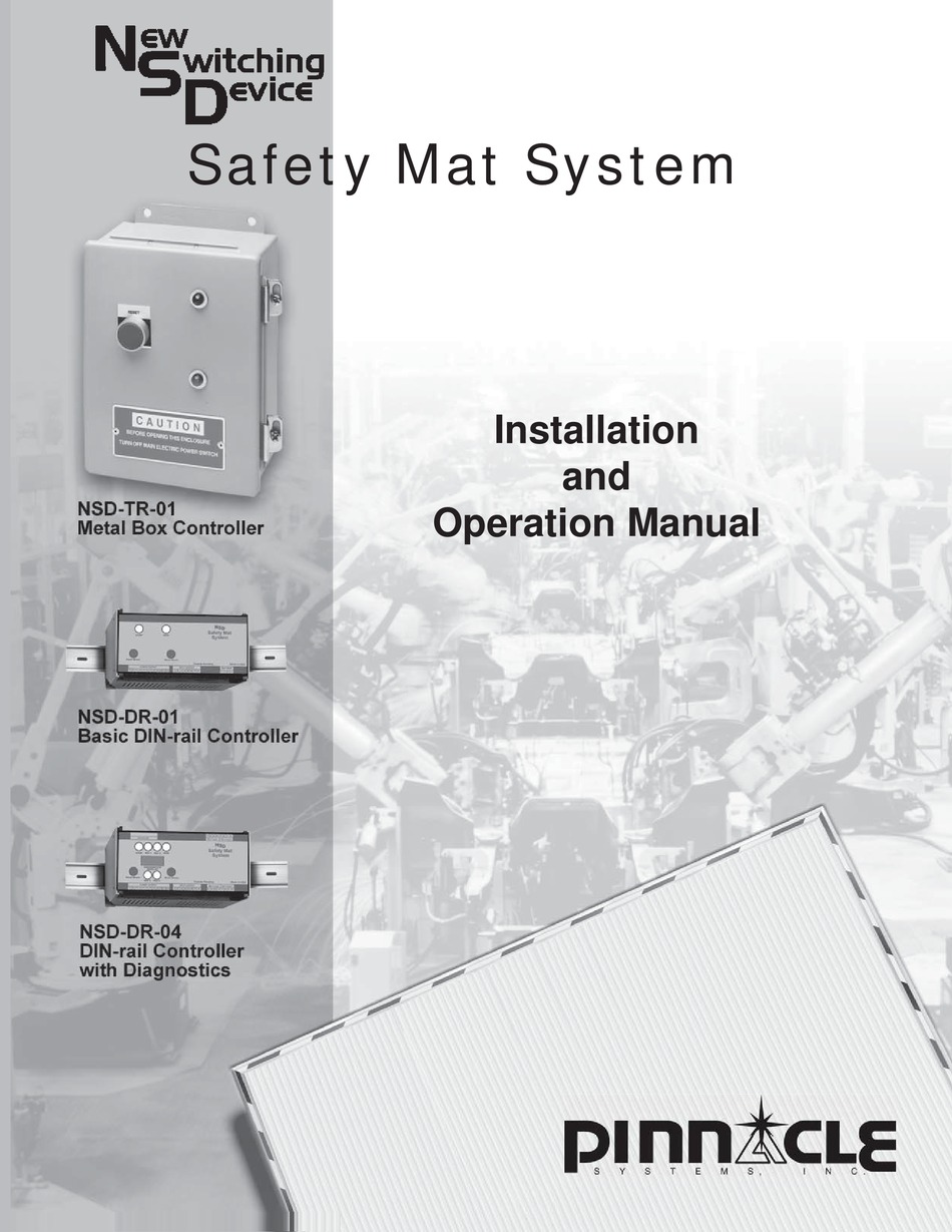 PINNACLE SYSTEMS, INC. NSDTR01 CONTROLLER INSTALLATION AND OPERATION