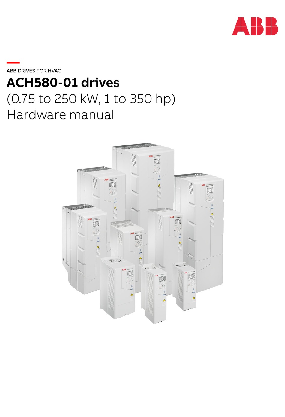 ABB ACH580-01 HARDWARE MANUAL Pdf Download | ManualsLib
